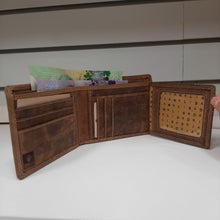 Load image into Gallery viewer, Adrian Klis Buffalo Leather Wallet Purse Card Holder #213
