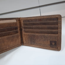 Load image into Gallery viewer, Adrian Klis Buffalo Leather Wallet Purse Card Holder #210

