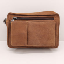 Load image into Gallery viewer, Adrian Klis Buffalo Leather 3 Way Wallet Bag Organizer Case #2323
