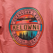 Load image into Gallery viewer, Back Printed Adult Long Sleeve Shirt &quot;LIFE IS BETTER AT THE LAKE&quot; KELOWNA Coral Pink
