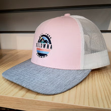 Load image into Gallery viewer, Adult Mesh Back Baseball Cap Hat Designed Kelowna Canada Pink
