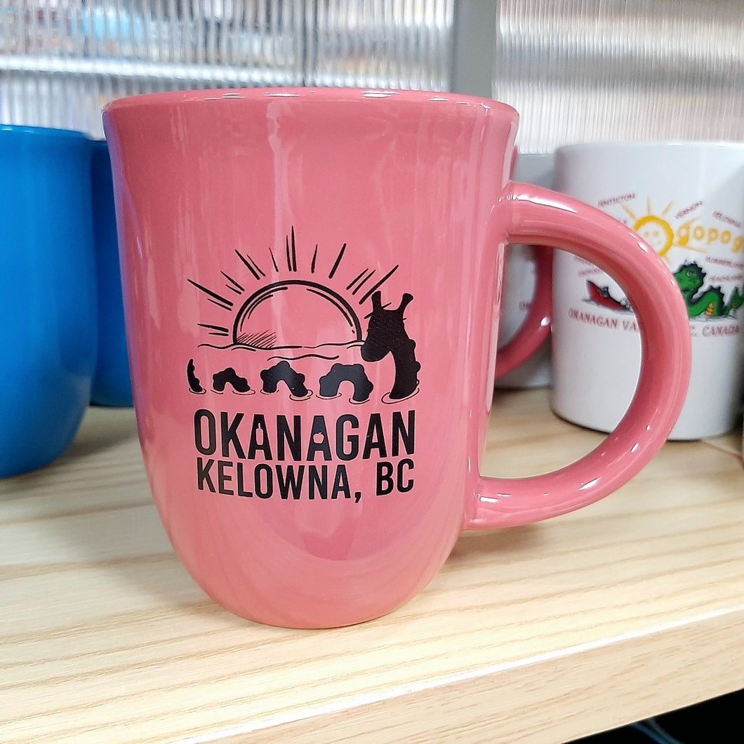 Ogopogo Okanagan Kelowna Mug Pink