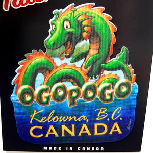 Kelowna Ogopogo Graphic Patch B.C. Canada patch