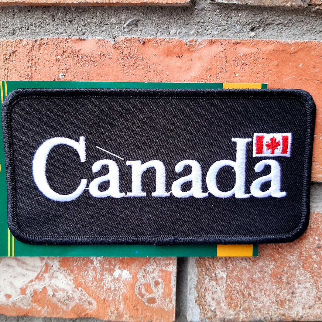 Canada Logo Black Patch