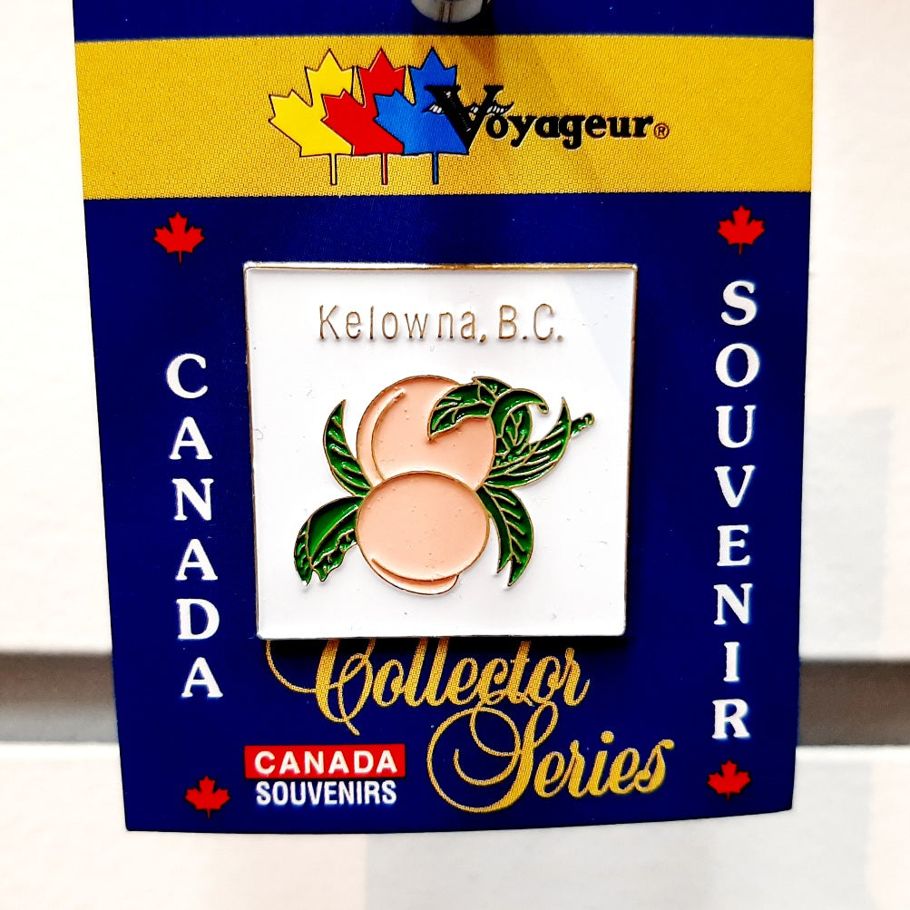 Kelowna BC. Peach Image Pin