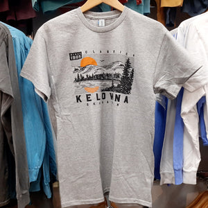 Adult Graphic T-shirt Kelowna Okanagan Gray