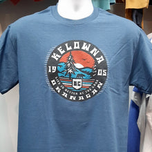 Load image into Gallery viewer, Adult Graphic T-shirt Kelowna Okanagan Saxe Blue
