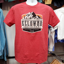 Load image into Gallery viewer, Adult Graphic T-shirt Kelowna Okanagan Red Pink
