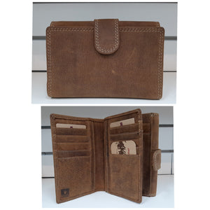 Adrian Klis Buffalo Leather Wallet Purse Card Holder #203