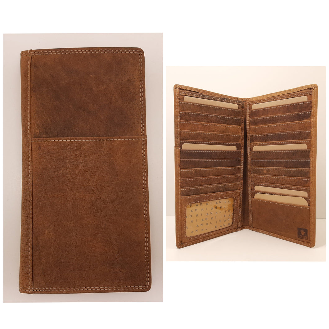 Adrian Klis Buffalo Leather Wallet Purse Card Holder #234