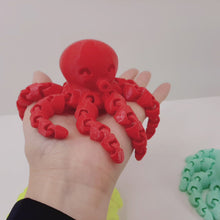 Load and play video in Gallery viewer, 3D Printed Fidget Toy OCTOPUS *COLOR ASSORTED*
